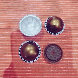 Vertuo Nespresso Refillable Pods and Silicone Lid (Not The Coffee)